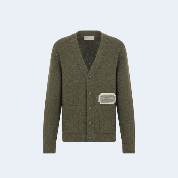 디올 꾸뛰르 가디건 그린