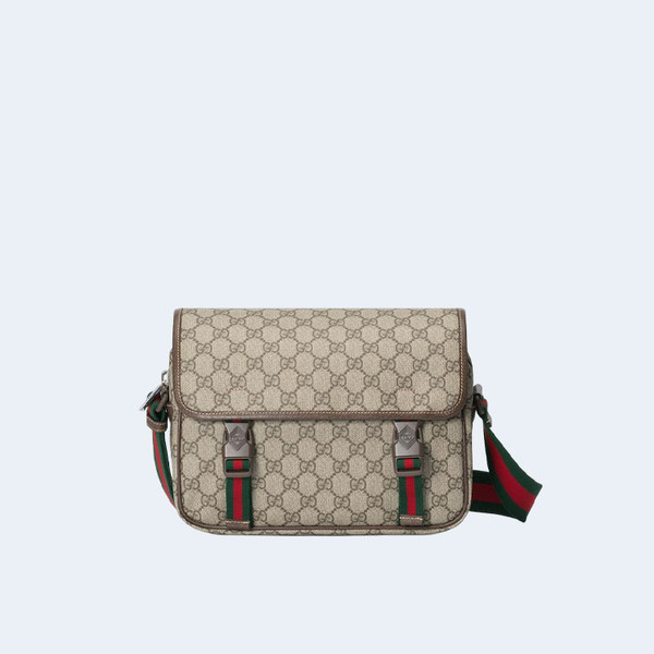 구찌 에보니 GG 수프림 메신저백