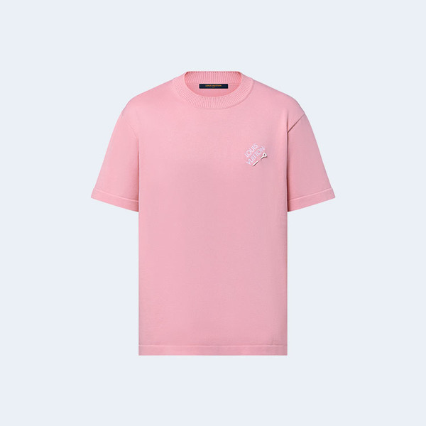 루이비통 엠브로이더드 시그니처 크루넥 티셔츠 1AFPSP