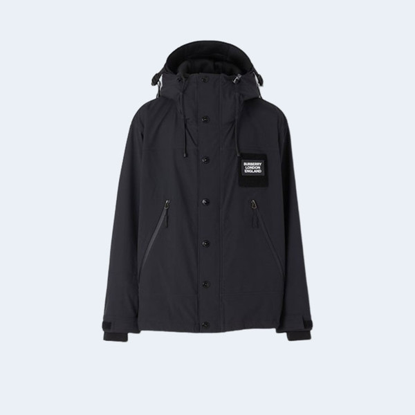 버버리 자켓 로고 트월 후드 자켓
