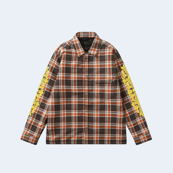 크롬하츠 스트릿 체크 셔츠