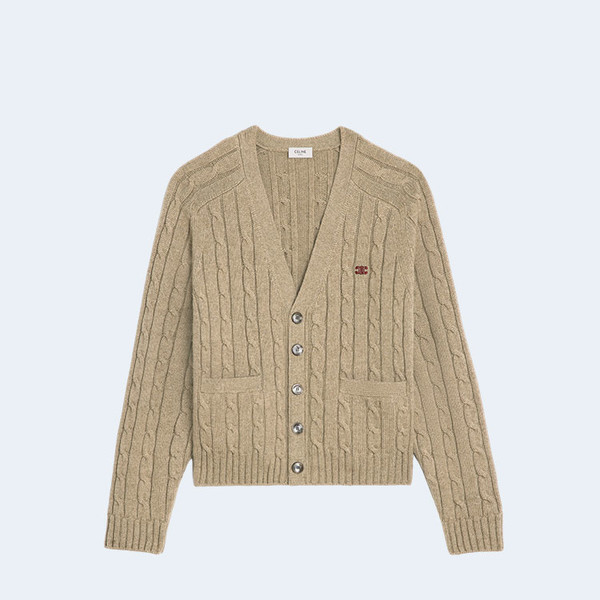 셀린느 트리옹프 캐시미어 카디건