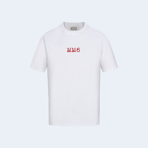 메종 마르지엘라 탑스 썬머 화이트 티셔츠