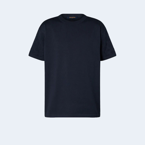 루이비통 쇼트 슬리브드 코튼 크루넥 1AFAP9