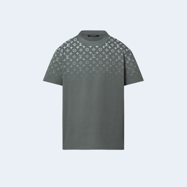 루이비통 모노그램 그라데이션 티셔츠 그레이