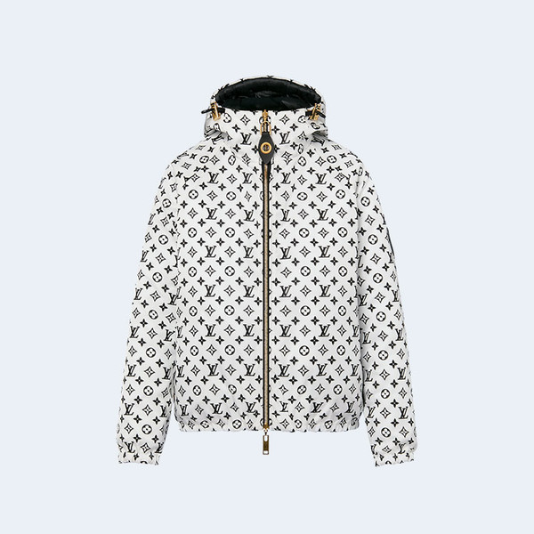 루이비통 리버서블 핀스트라이프 나일론 후디드 자켓 1ABR9A