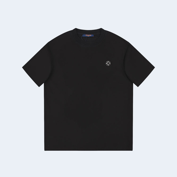 루이비통 오가닉 코튼 티셔츠 블랙