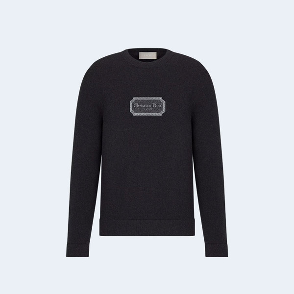 디올 Couture 캐시미어 스웨터 블랙