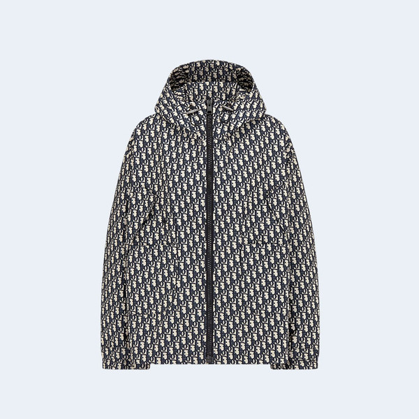 디올 오블리크 방수 후드 자켓