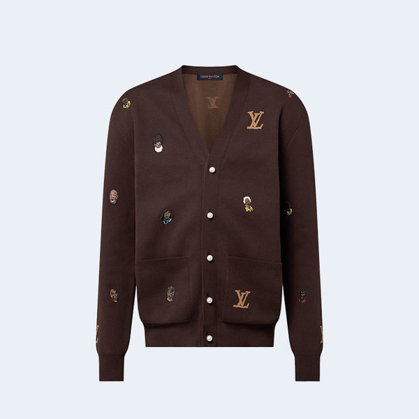 루이비통 엠브로이더드 코튼 가디건 1AFIUX