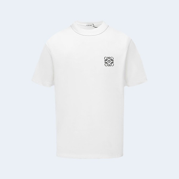 로에베 아나그램 엠브로이더리 티셔츠 화이트