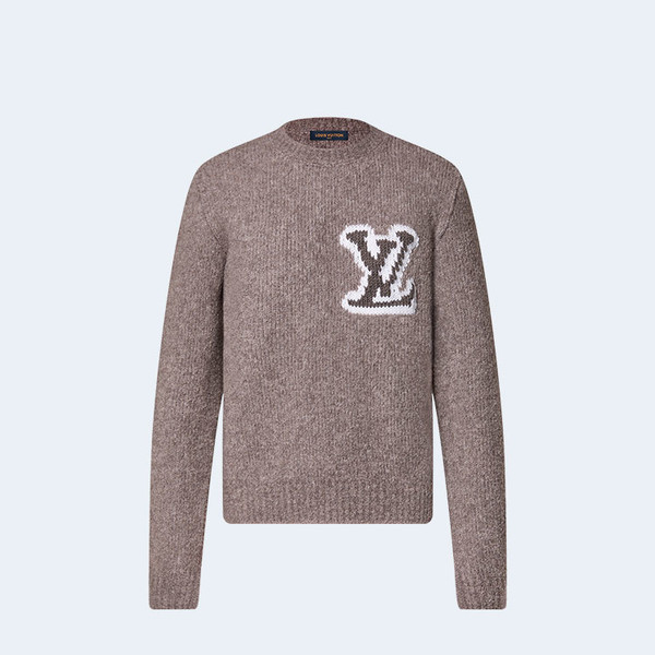 루이비통 울 블렌드 크루넥 니트 1AF326