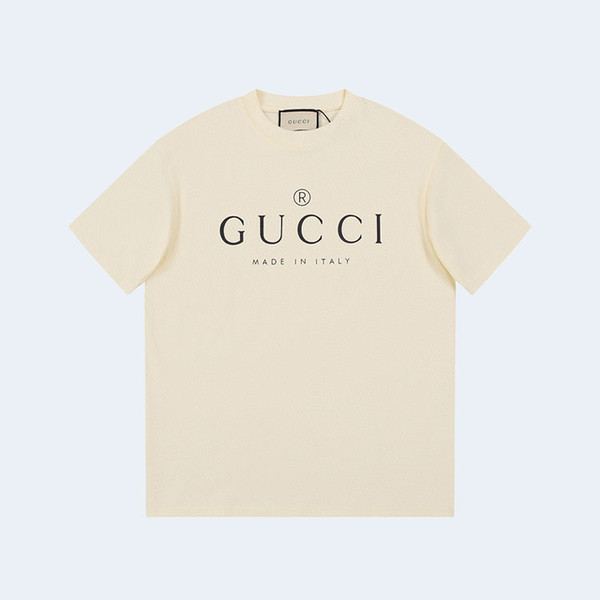구찌 오리지널 로고 베이지 티셔츠