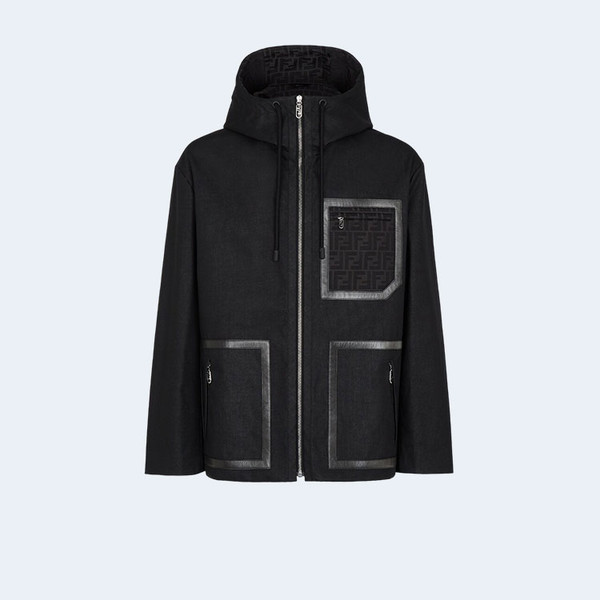 펜디 블루종 패브릭 블랙