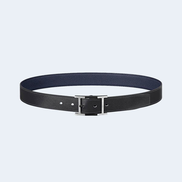 에르메스 네오 탄뎀 리버서블 블루 벨트 32mm