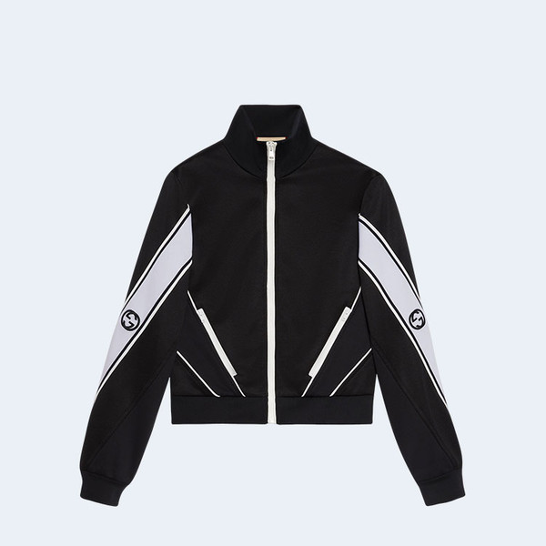 구찌 코튼 저지 집업 자켓