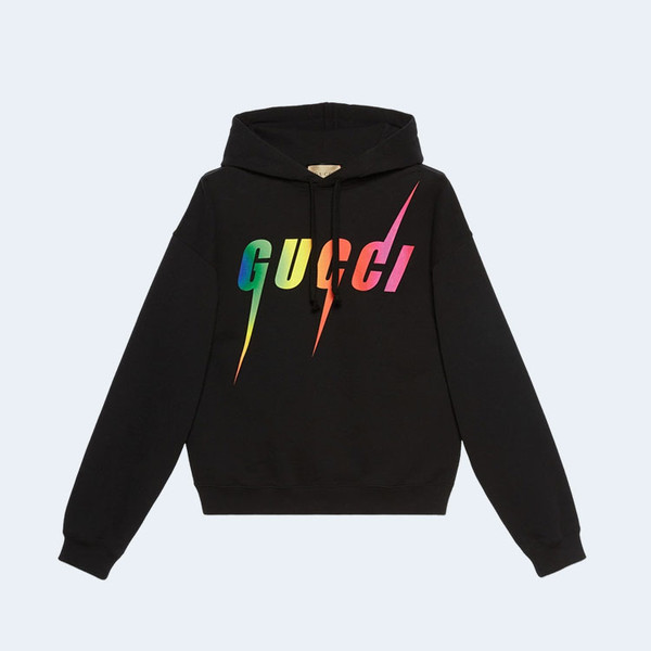 구찌 블레이드 프린트 코튼 스웨트셔츠