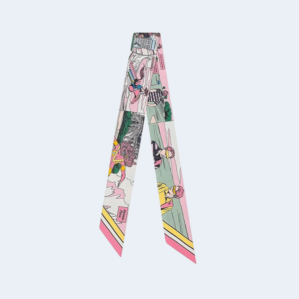 에르메스 WOW 트윌리 핑크