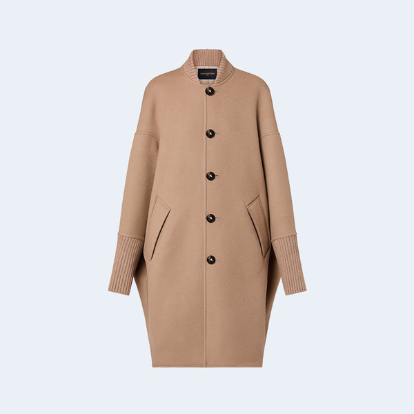 루이비통 슬러치 롱 봄버 코트 1AC1YW