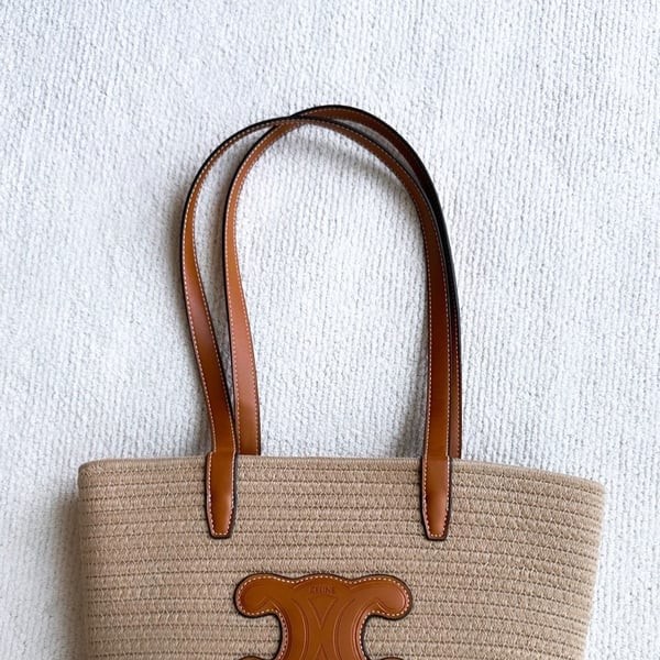 CELINE 셀린느 라탄 토트백