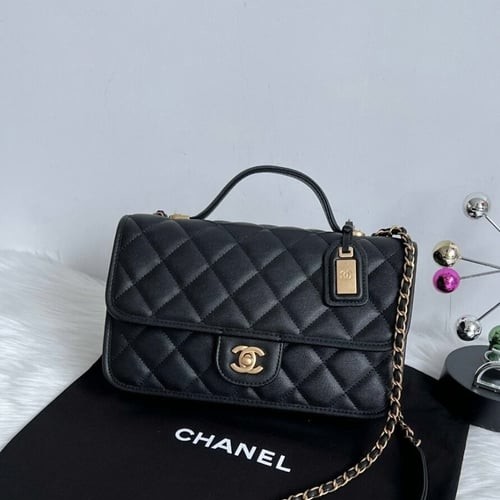 CHANEL 샤넬 탑핸들 플랩백