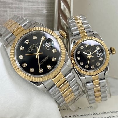 로렉스(ROLEX) 데이져스트 콤비 블랙 커플(100%실사)
