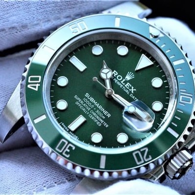ROLEX 롤렉스 서버마리너 그린 헐크116610 시리즈 클린