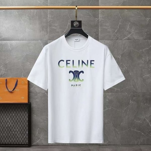 CELINE 셀린느 그라데이션 로고 반팔티