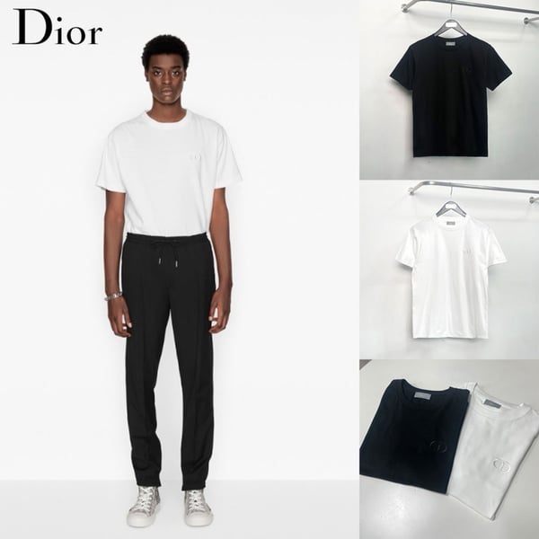 DIOR 디올 CD 자수로고 라운드