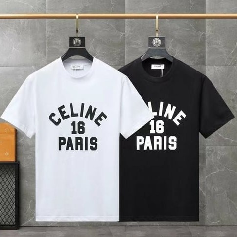 CELINE 셀린느 16 PARIS 레터링 반팔