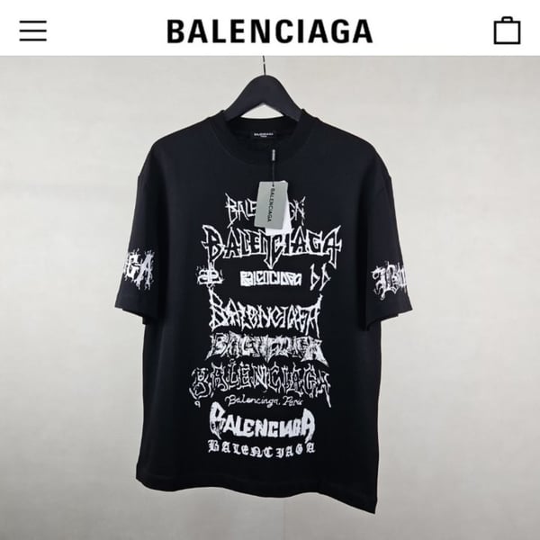 BALENCIAGA 발렌시아가 라운드 티셔츠