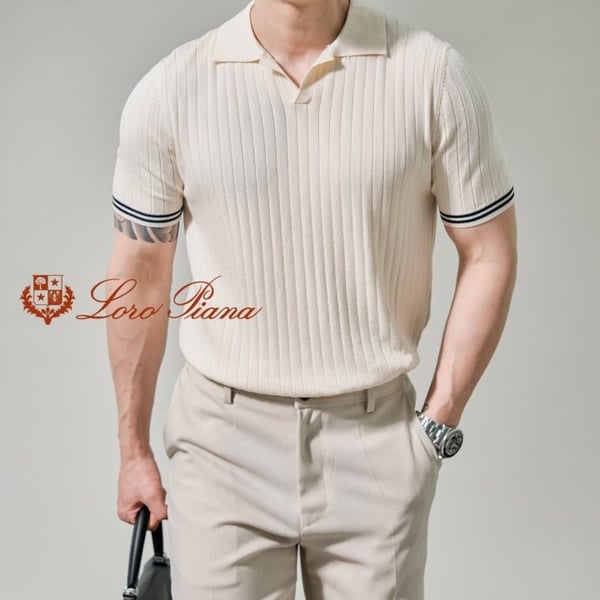LORO PIANA 로로피아나 파리 니트반팔