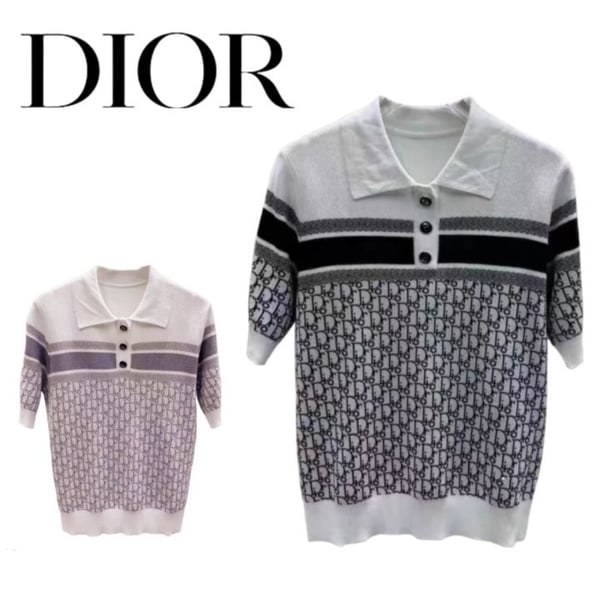 DIOR 디올 크리스 패턴 카라티