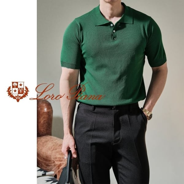 LORO PIANA 로로피아나 린넨 머슬 카라반팔