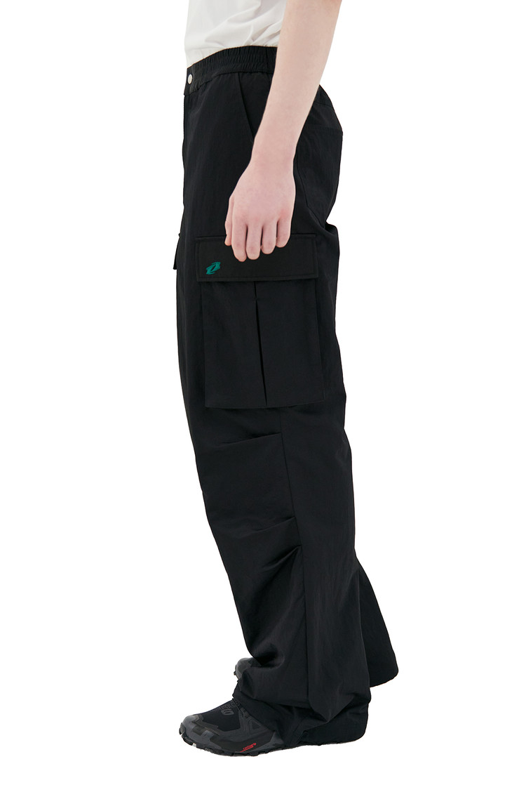 ★【THE IDENTITY PROJECT】★Needlepoint tuck cargo pant.s★ Needlepoint tuck cargo pants [black] : THE IDENTITY PROJECT