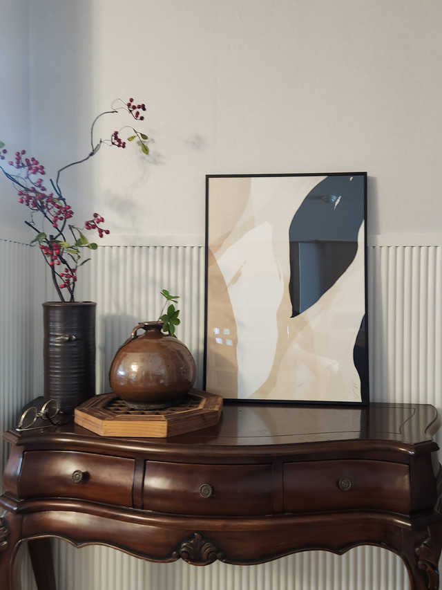 Drwaing mood A2 Poster <br> beige Leaf <br><br><br>  차분하고 예뻐요^^ 마음에 듭니다. <br><br> ★★★★★ 52****