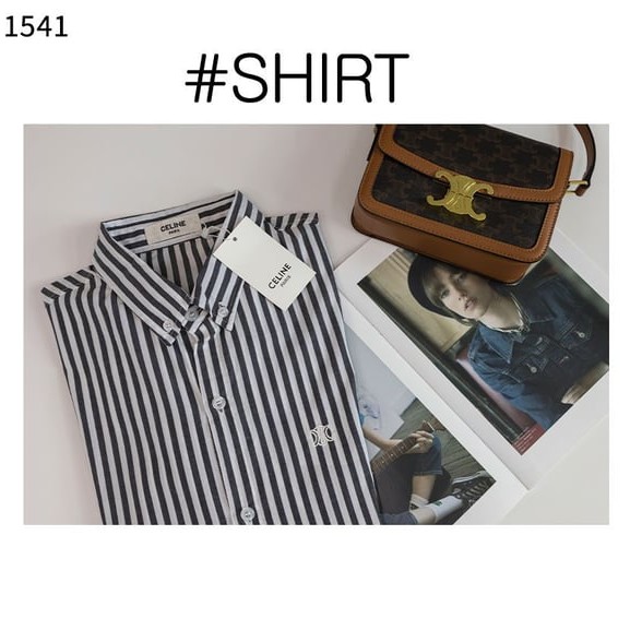 CELINE 셀린느 남성톰보이 셔츠 옥스포드 코튼