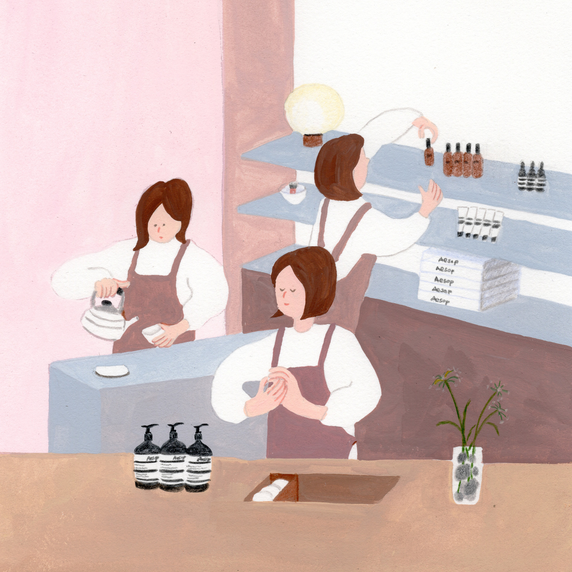 PARNAS MALL Aesop illustration 2024