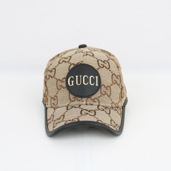 GUCCI 구찌 로고 패치 볼캡 모자
