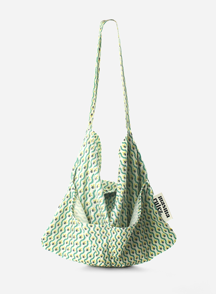★masmarulez★ Rabbit eco bagGreen leaf Rabbit eco bag_Green leaf : Masmarulez [마스마룰즈]
