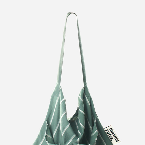 ★masmarulez★ Rabbit eco bagWide khaki green Rabbit eco bag_Wide khaki green : Masmarulez [마스마룰즈]