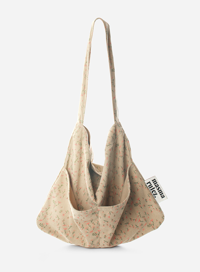 Rabbit eco bag_Cob pink flower : Masmarulez [마스마룰즈]
