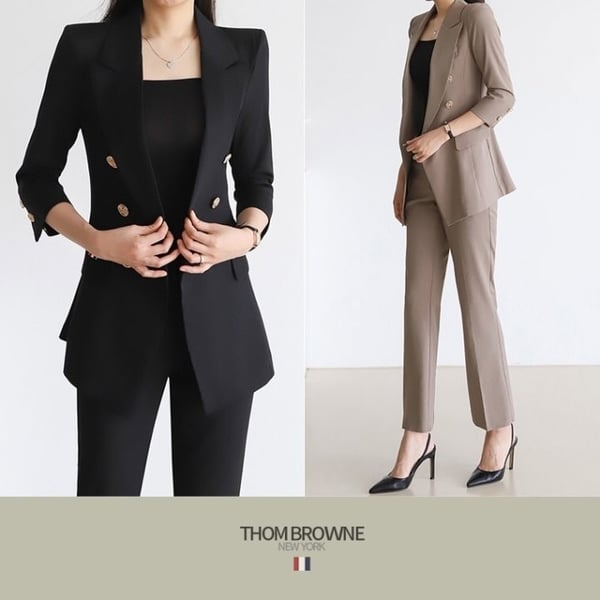 THOM BROWNE 톰브라운 LIKE LINEN SPAN SUIT SET UP