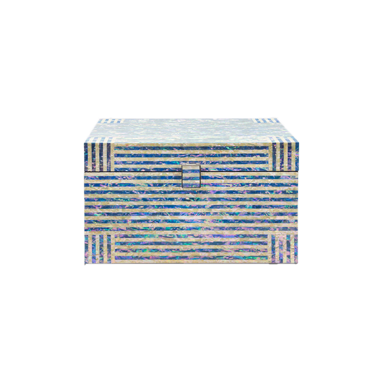 Narin Mother-of-Pearl Chest with Lattice Pattern