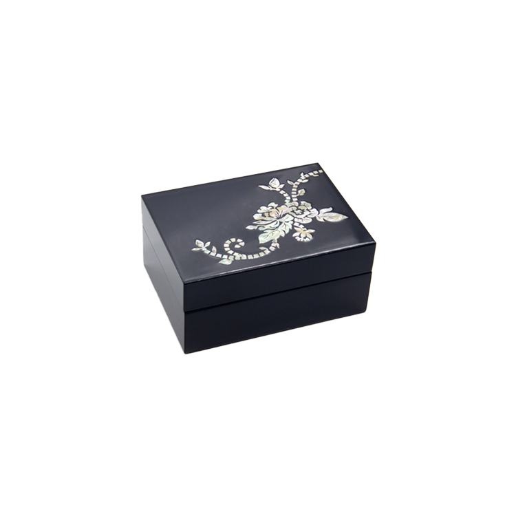 Peony & Arabesque Mother-of-Pearl Chest (small)