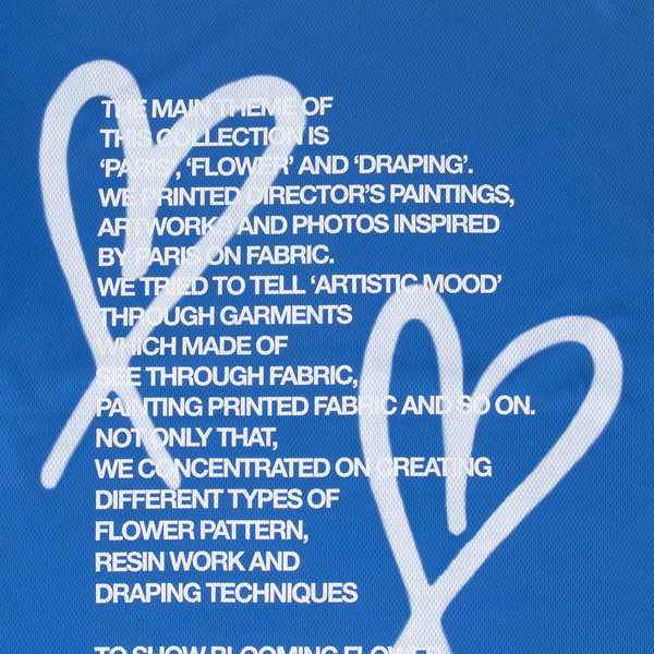 【THE MUSEUM VISITOR】HEART PRINTED T-SHIRTS/急いで HEART SPRAYED T-SHIRTS (WHITE) : THE MUSEUM VISITOR