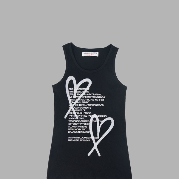 THE MUSEUM VISITOR★HEART PRINTED SLEEVELESS (LOOSE FIT) 9e8baa2b98ca7.jpg