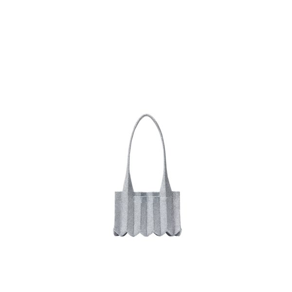 PLEATS MAMA ♥ Shopper Bag Stella Silver /追跡付 Shopper Bag Stellar Silver : PLEATSMAMA: Sustainable Knit