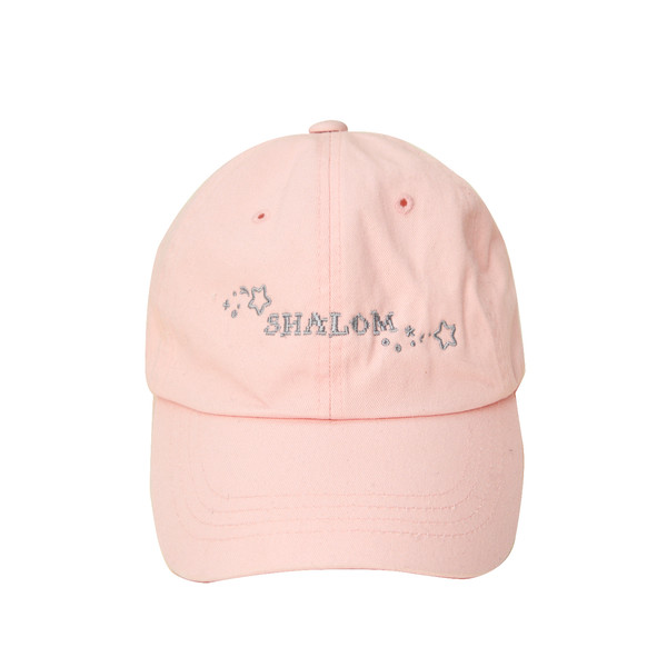 帽子 Shalom club cap vintage-cap-black-front-