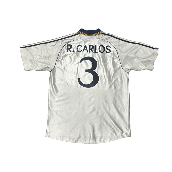 Real Madrid R. Carlos シャツ 3番 黒 2003-04 Real Madrid Home Shirt